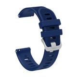 For Amazfit BIP 20mm Silicone Twill Watch Band(Midnight Blue)