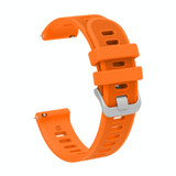 For Huawei Watch GT3 42mm 20mm Silicone Twill Watch Band(Orange)