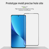 For Xiaomi 12S Pro / 12S Ultra MOFI 9H 3D Hot Bending Tempered Glass Film(Black)