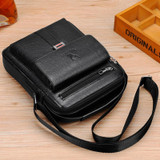 WEIXIER D245 Men Business Bag Large Capacity Shoulder Backpack(Black)
