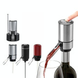 Electric Red Wine Decanter Dispenser,Style:  Stainless Steel With Base