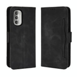 For Motorola Moto G52j Skin Feel Calf Pattern Leather Phone Case(Black)