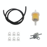 2 PCS Universal ATV Fuel Tank Tap Filter Petcock Switch Shut Off Valve, Random Color Delivery