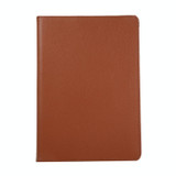 For Lenovo M10 Plus 3rd Litchi Texture 360 Degrees Rotation Leather Tablet Case with Holder(Brown)