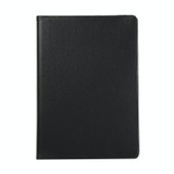 For Lenovo M10 Plus 3rd Litchi Texture 360 Degrees Rotation Leather Tablet Case with Holder(Black)