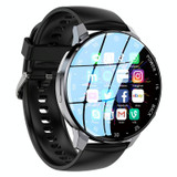 A3 1.43 inch IP67 Waterproof 4G Android 8.1 Smart Watch Support Face Recognition / GPS, Specification:4G+128G(Black)