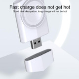 For Apple Watch Series USB Port Portable Magnetic Wireless Charger(White)