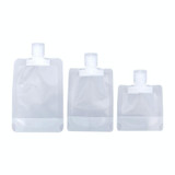 20pcs Travel Refillable Empty Squeeze Pouch Lotion Shampoo Squeezable Bags, Spec: 50ml