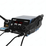 Kaisi 8512D 2 in 1 Smart Digital Display Hot Air Gun Soldering Iron Rework Station, Plug:US