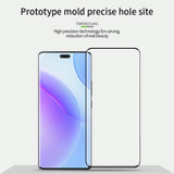 For Honor 90 Pro MOFI 9H 3D Hot Bending Tempered Glass Film(Black)