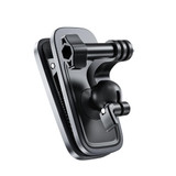 TELESIN 360 Degree Rotation Magnetic Backpack Clip Clamp Mount For Action Camera
