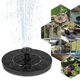 16cm  Solar Water Fountain Pool Outdoor Bird Bath Solar Powered Fountain Floating Water
