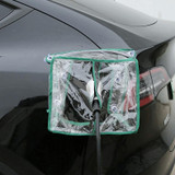 New Energy Vehicle Charging Waterproof Cover With Reflective Strip(Transparent Green Edge)