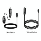 12V/24V Car Refrigerator Cable B Suffix Cigarette Lighter Plug Power Cord, Length: 5m Without Switch