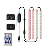 USB Car Atmosphere Decoration Symphony LED Lights, Specification: 36 LED+28 Key Remote Control