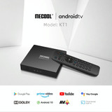 MECOOL KT1 DVB T2 Android 10.0 Smart TV Set Top Box, Amlogic S905X4-B Quad Core ARM Cortex-A55, 2GB+16GB, Dual Band WiFi, Bluetooth(EU Plug)