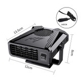 24V Mini Car Heater Defrosting Snow Defogger(Black)