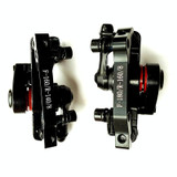 2 PCS BOLIDS Bicycle Disc Brake MTB Bike Mechanical Caliper Disc Brakes(Rear F180/R160)