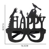 Halloween Decoration Funny Glasses Party Skeleton Spider Horror Props Tombstone