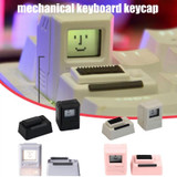 Mechanical Keyboard MAC Retro Light Transmission Keycap(White)