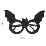 Halloween Decoration Funny Glasses Party Skeleton Spider Horror Props Bat Wings