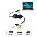 EZCAP 159 USB 2.0 Video Grabber Capture Card Window Mac VLC Media Player