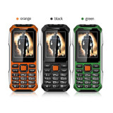 A6 4G Full Network Triple Proofing Elder Phone, Waterproof Shockproof Dustproof, 6800mAh Battery, 2.4 inch, 21 Keys, LED Flashlight, FM, SOS, Dual SIM, Network: 4G(Black)