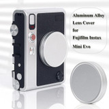 For FUJIFILM Instax Mini EVO Camera Lens Cap Aluminum Alloy Protective Cover(Silver)