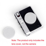For FUJIFILM Instax Mini EVO Camera Lens Cap Aluminum Alloy Protective Cover(Silver)