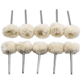 10 PCS/Set Wool Polishing Head Wool Polishing Wheel Electric Grinder Accessories