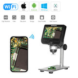 inskam317 1080P 4.3 inch LCD Screen WiFi HD Digital Microscope, Metal Bracket