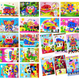 20 PCS Child EVA DIY Handmade Sticker Pictures, Random Style Deilvery