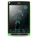 Portable 8.5 inch LCD Writing Tablet Drawing Graffiti Electronic Handwriting Pad Message Graphics Board Draft Paper with Writing Pen(Green)