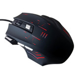 MOS7 7 Keys One-click Combo Custom Keyboard Shortcuts Game Mice, Cable Length: 2m(Black)