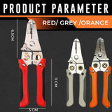 Multi-functional Wire Splitting Pliers Electrician Manual Tool (Red)