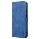 For Xiaomi Poco X4 Pro 5G AZNS Skin Feel Calf Texture Flip Leather Phone Case(Blue)