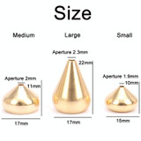 10 PCS Drop-shaped Incense Insert Plate Incense Burner Bracket, Size: Large