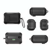 2pcs Bluetooth Earphone Storage Dust Cover For Sony WF-1000XM4(Black)