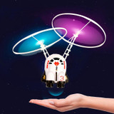 Induction Steel Man Aircraft Gyro Robot Luminous Toy For Children(Cosmic Explorer)