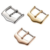 3 PCS Stainless Steel Triangle Watch Pin Buckle Watch Accessories, Color: 20mm Gold