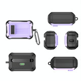 2pcs Bluetooth Earphone Storage Dust Cover For Sony WF-1000XM4(Purple)
