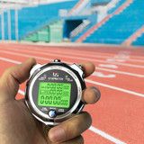 YS Running Training Stopwatch Timer Metal Luminous Stopwatch, Style: Two Hundred Memory