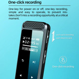 Q55 Smart HD Noise Reduction Voice Control Recording Pen, Capacity:8GB(Black)