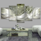Sofa Background Wall Decorative Painting Hanging Paintings Frameless, Size: 20x50cm(Green)