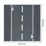 Children Urban Road Floor Plastic Multi-functional Splicing Building Block Toys, Style: Straight