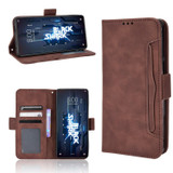 For Xiaomi Black Shark 5 Pro Skin Feel Calf Texture Card Slots Leather Phone Case(Brown)