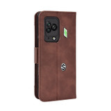 For Xiaomi Black Shark 5 Pro Skin Feel Calf Texture Card Slots Leather Phone Case(Brown)