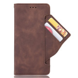 For Xiaomi Black Shark 5 Pro Skin Feel Calf Texture Card Slots Leather Phone Case(Brown)