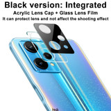 For OPPO Realme 9 Pro 5G Global imak Integrated Rear Camera Lens Tempered Glass Film with Lens Cap Black Version