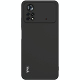 For Xiaomi Poco X4 Pro 5G Global IMAK UC-3 Series Shockproof Frosted TPU Phone Case(Black)